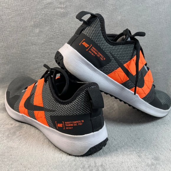 NIKE TR2 Training Sneakers Gray/Orange Stability Gym Workout sz 9 Men\'s main image 6